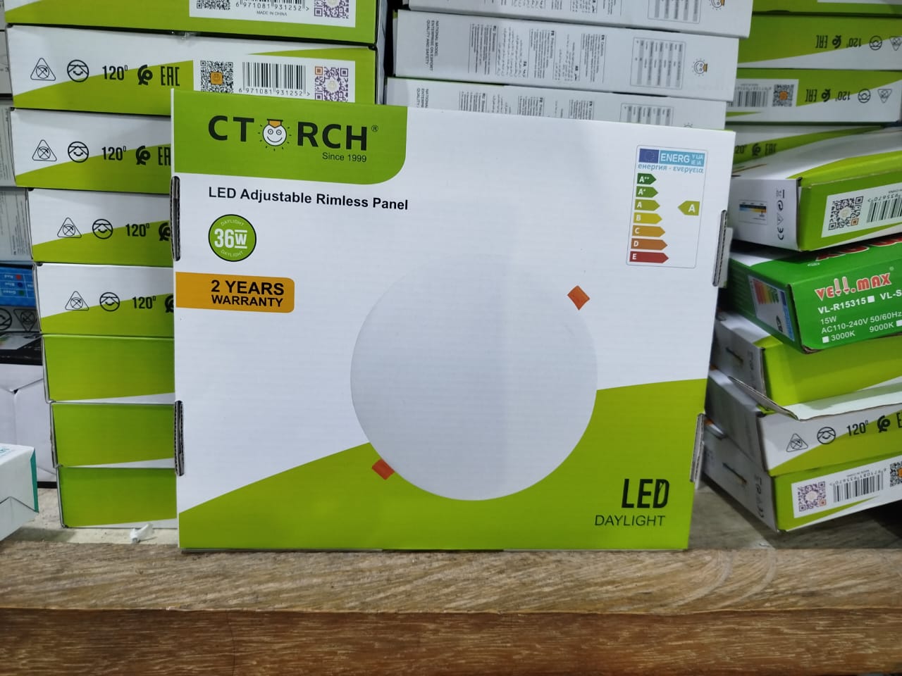 C-TORCH 36W LED Adjustable Rimless Panel Light